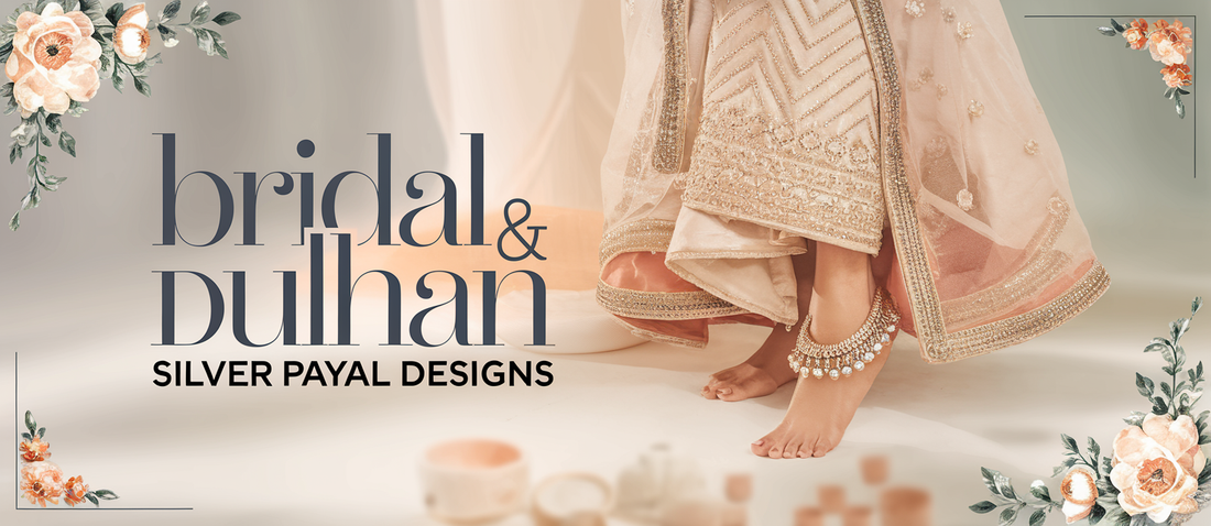 Bridal & Dulhan Silver Payal Designs