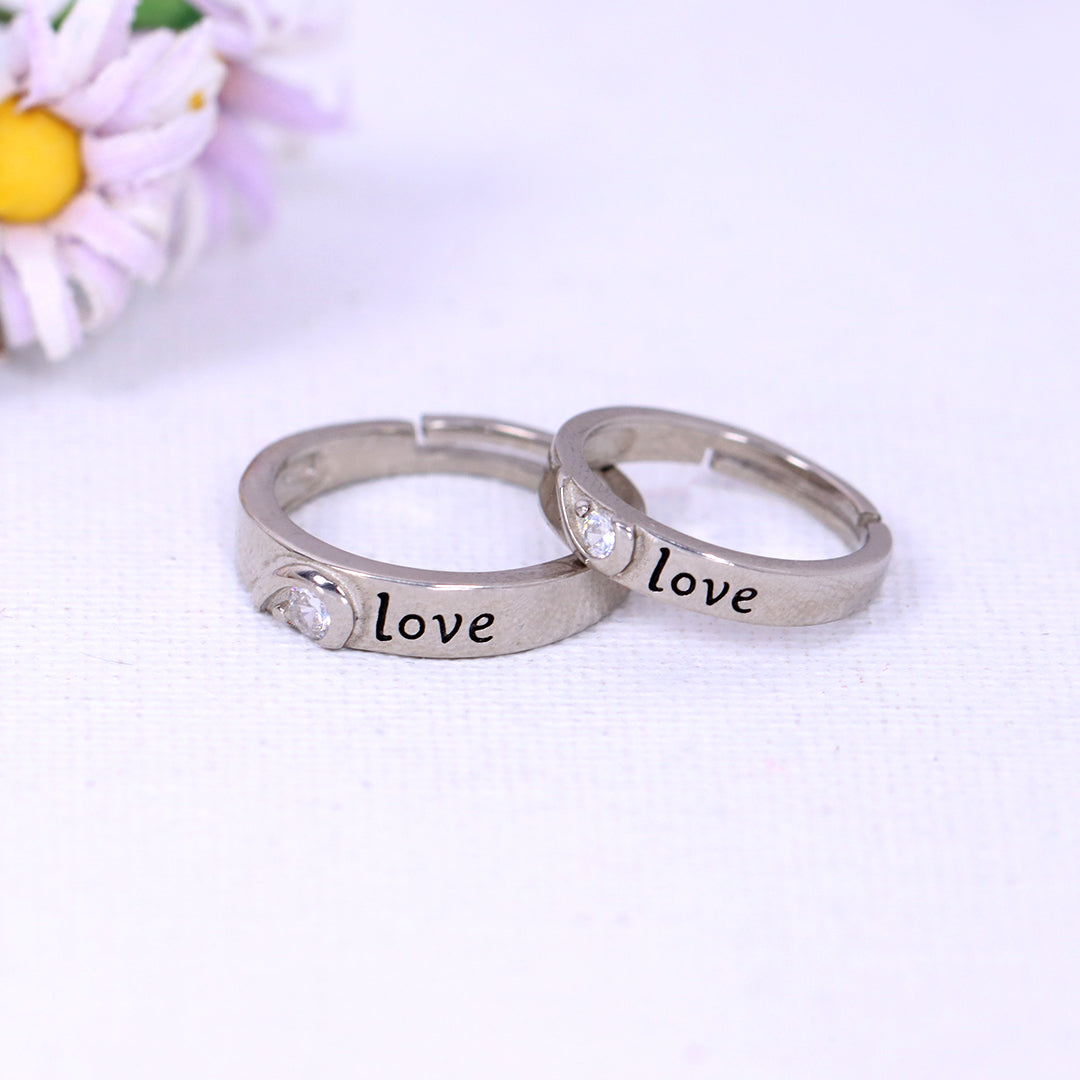 Valentine's Couple Silver Ring – Eri Silvers