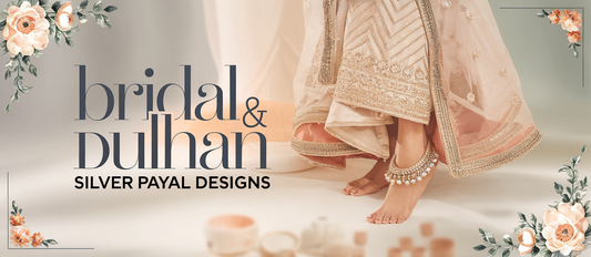 Bridal & Dulhan Silver Payal Designs