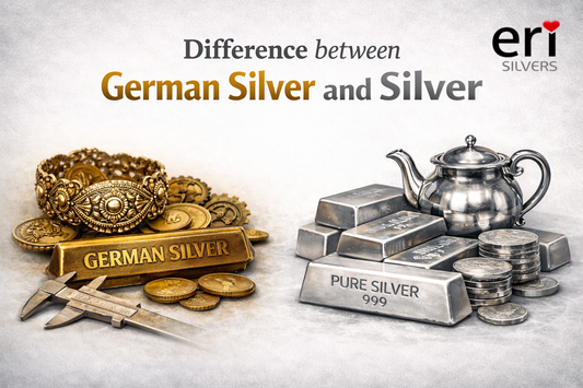 difference between german silver and silver