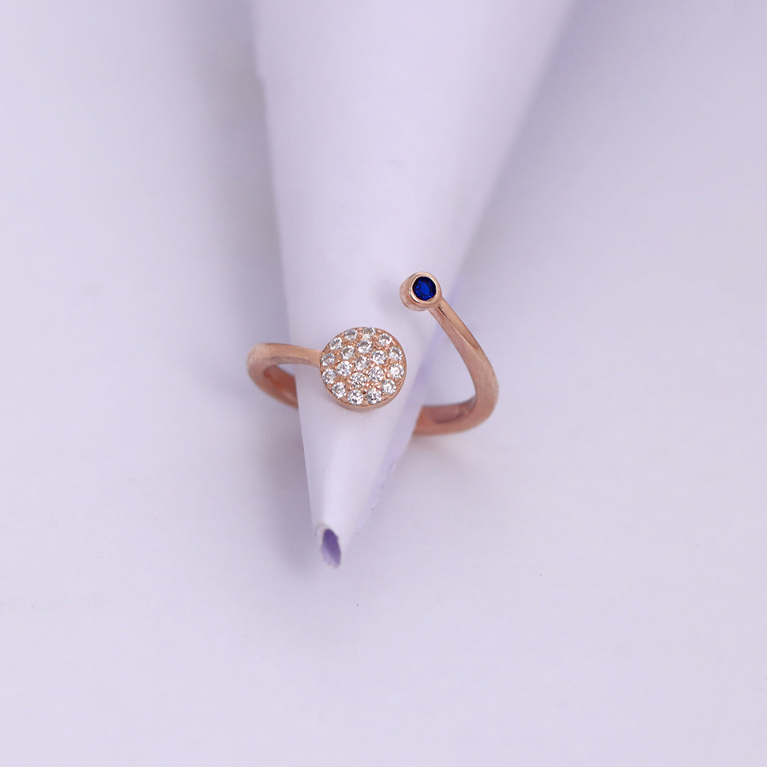 Rose Gold Plated Adjustable Ring