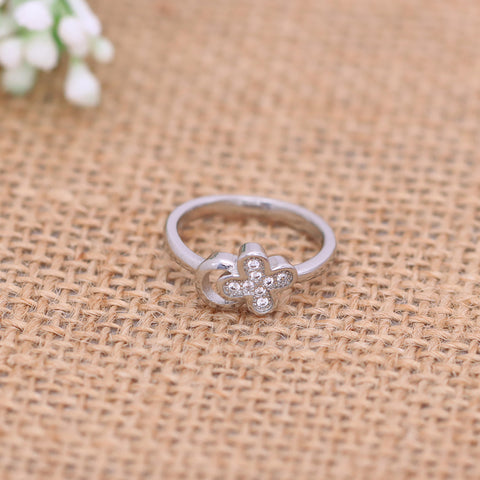 Silver Flower Ring