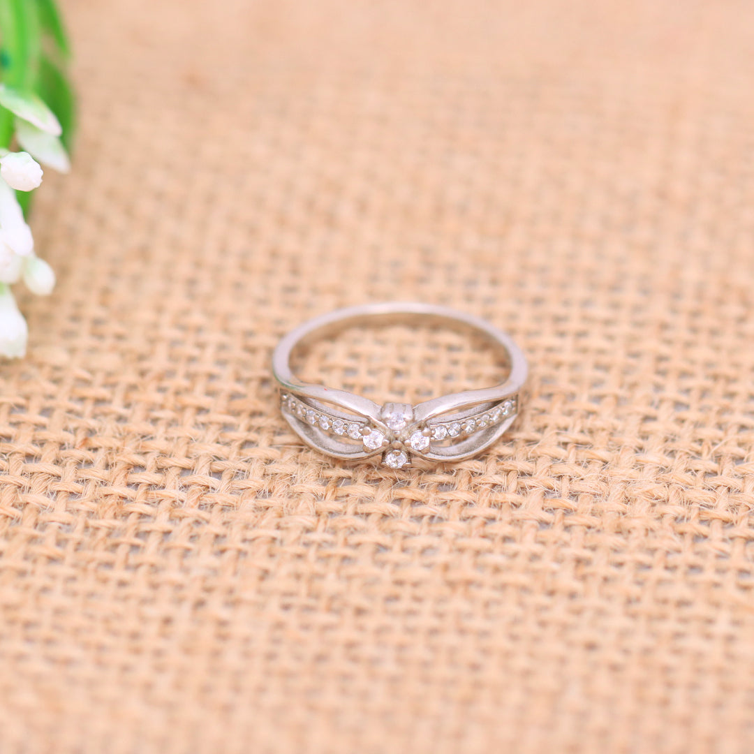 Silver Twist Ring