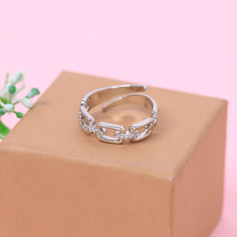 Sterling Silver  Link Ring