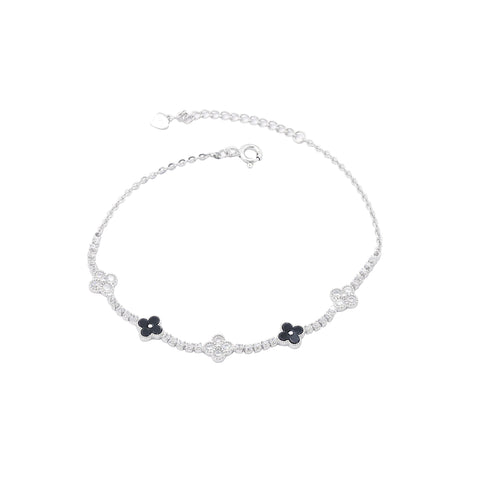 Elegant Everyday Wear with Charm Diamond Bracelet for Women