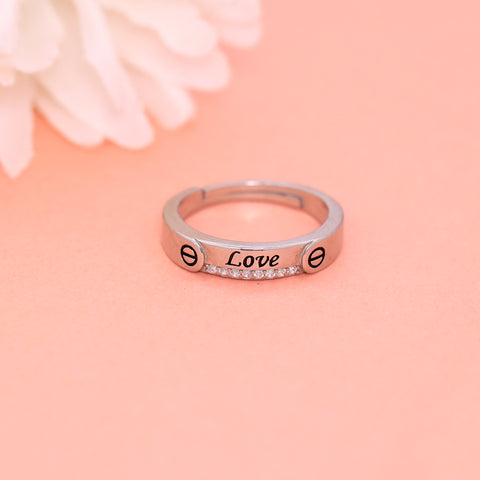 Silver Couple Ring