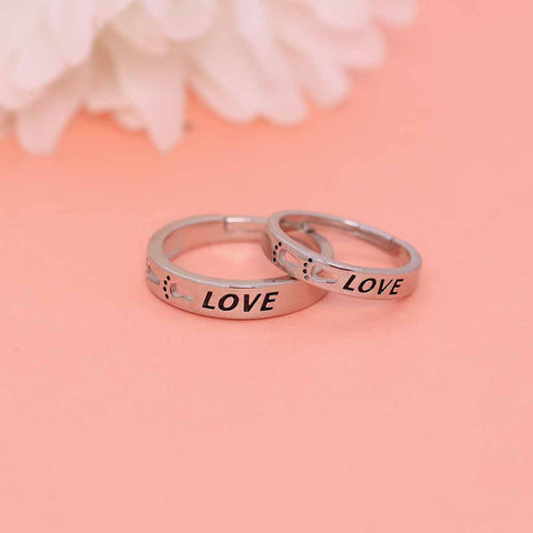 Silver Love Ring