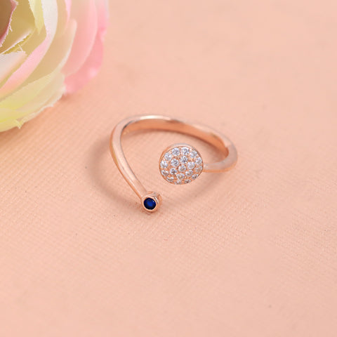 Rose Gold Plated Adjustable Ring