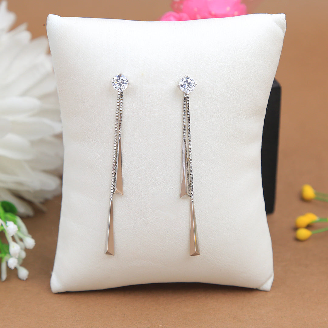 Silver Hanging Drop Earring