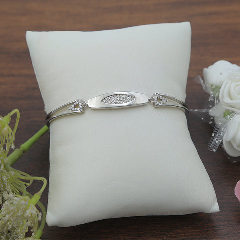 925 Silver  Ladies Kada Adjustable Bracelet