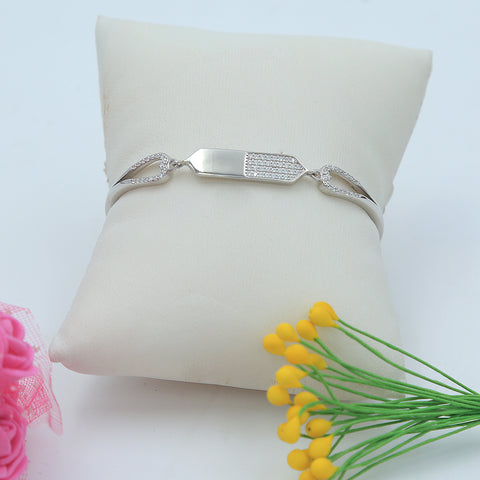 925 Sterling Silver Hexagon Shape  Bracelet