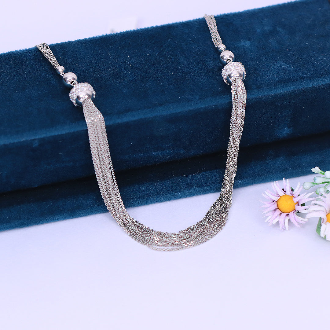 Silver Crochet Chain