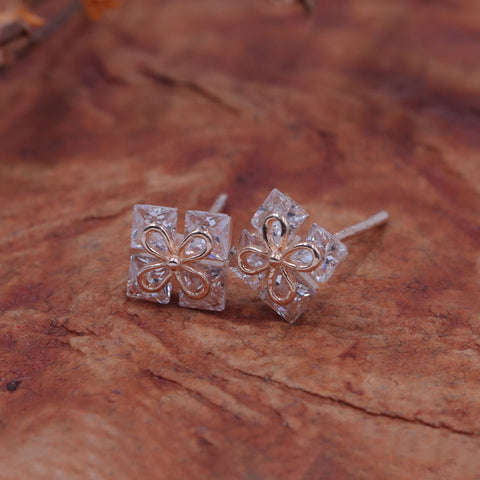 Twin Quad Stud Earrings