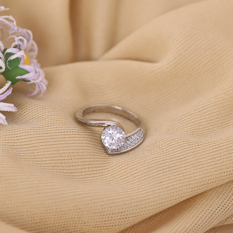 Sterling Silver  Curve Ring