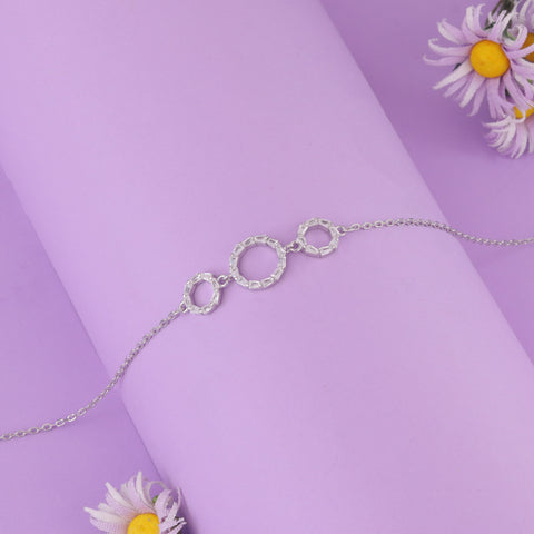 925 Stunning Silver  Sparkle Bracelet For Women