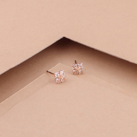 Twin Quad Stud Earrings