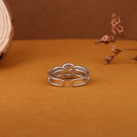 Classic Infinity 925 Silver Ring