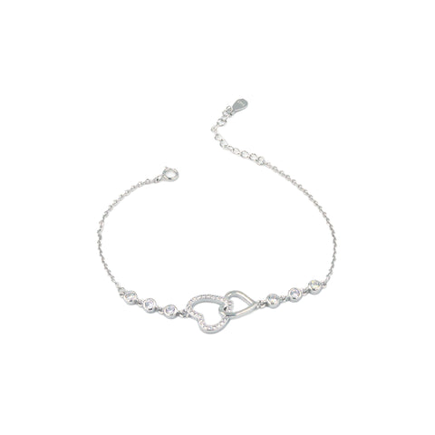 Double Heart love bracelet