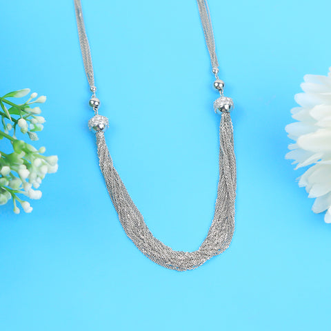 Silver Crochet Chain