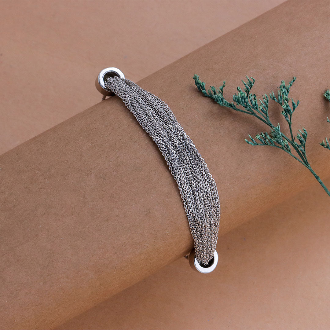 Silver Bunch Bracelet
