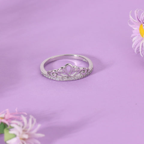 Sterling Silver Crown  Design Rings