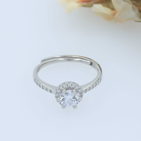 Silver Engagement Ring for Girl