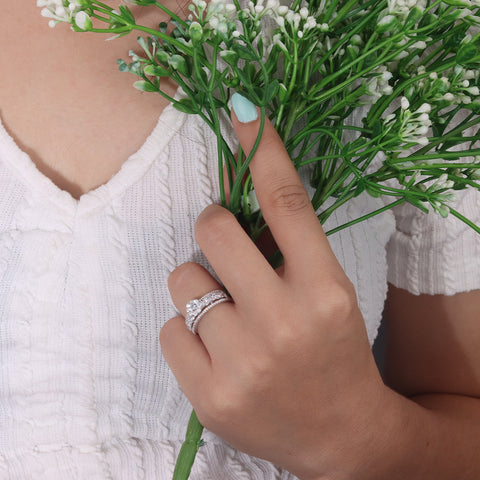 Solitaire Classique CZ Silver Ring