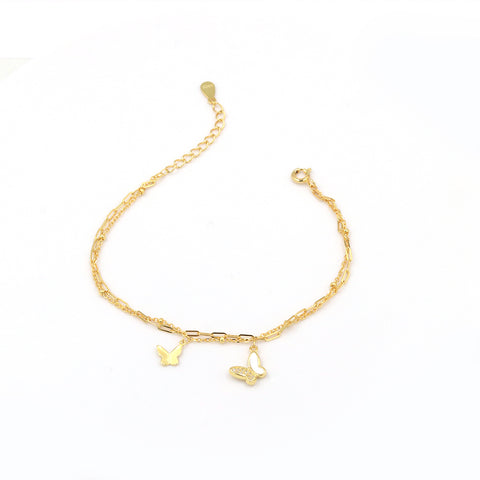 Yellow Plated Stylish Designs For Women Charm Bracelet