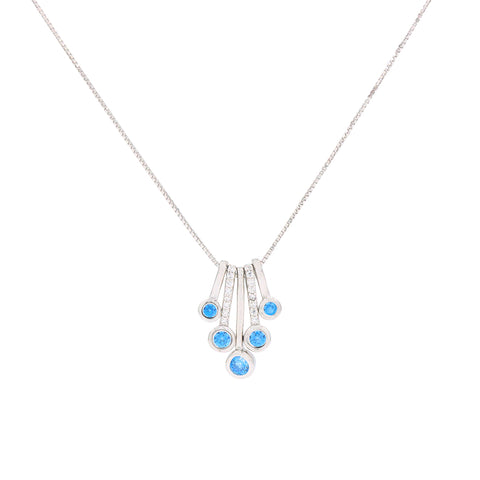 Stone Studded Hangging  Pendants With Chain