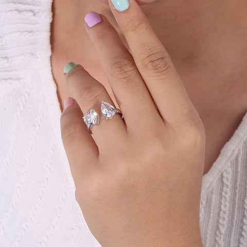 Heart Diamond  Soliter Ring