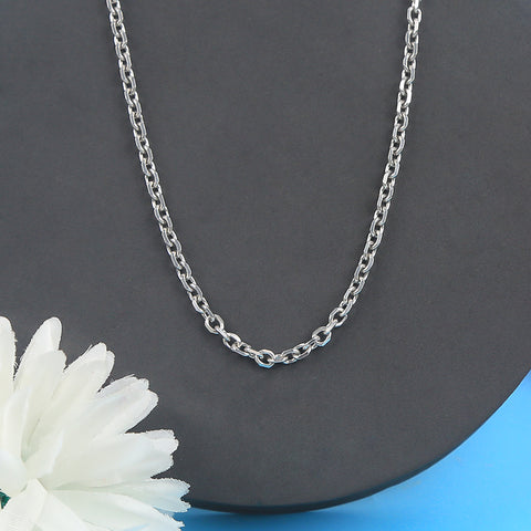 Linked Design Silver Chain