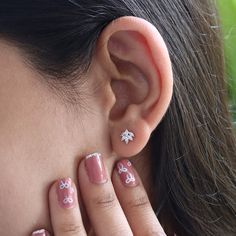 Crystal Flower Earrings For Women