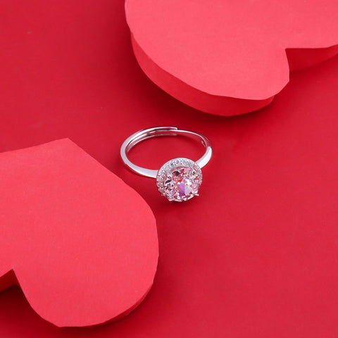 Silver Engagement Ring for Girl