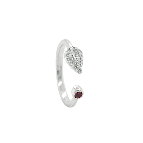 Stunning Silver Leaf Ring