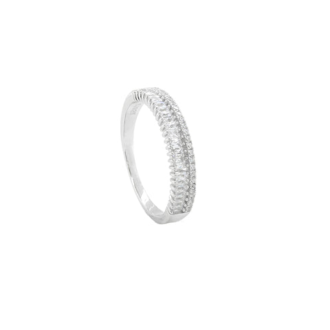 Cubic Zirconia Stone-Studded Finger Ring