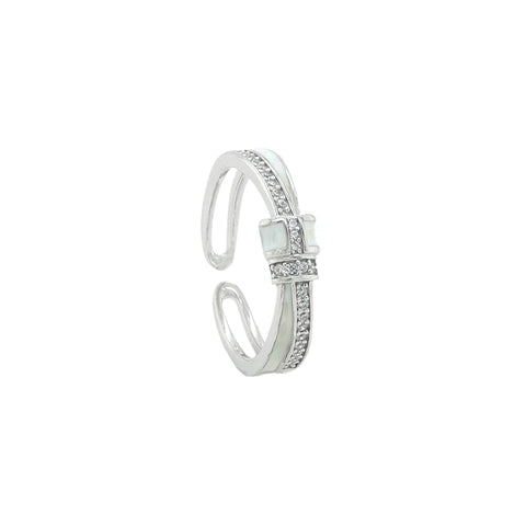 925 Sterling Silver Trending Diamond Ring