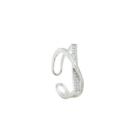 Criss Cross Diamond Ring