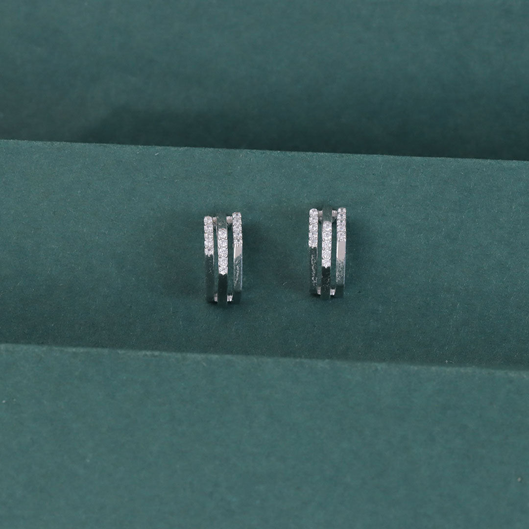 925 Sterling Silver Hoop Earrings for Women