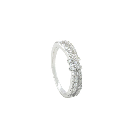 925 Silver Zircon  Finger Ring