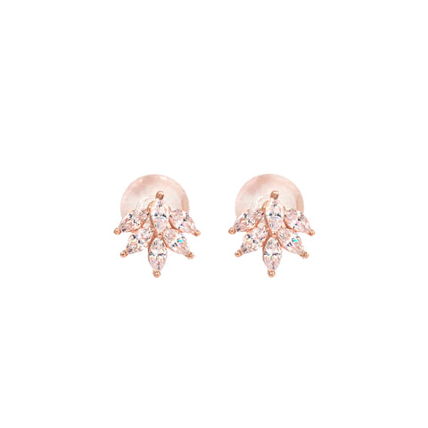 Crystal Flower Earrings For Women