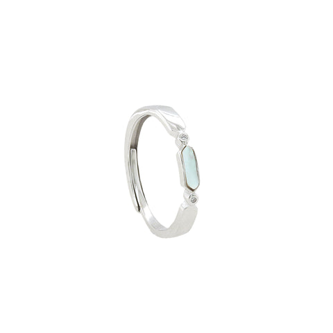 Olivia Ring Pearl - Silver