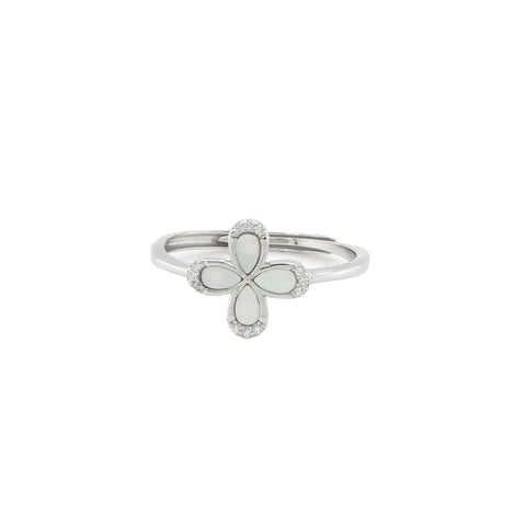 Sterling Silver Heart-Touch Lover’s Ring