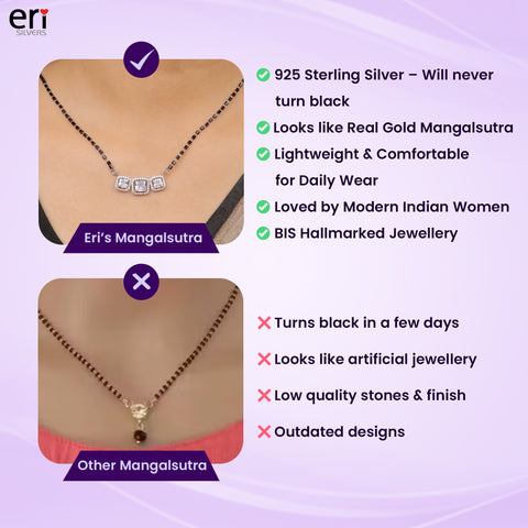 Sterling Silver Princess Mangalsutra for Women