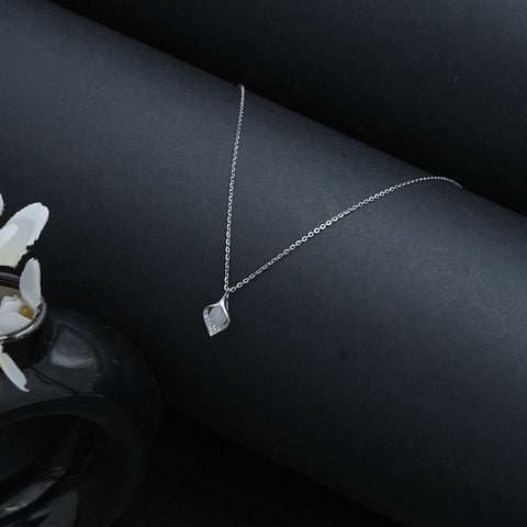 925 sterling silver seashell pearl pendant chain  for women
