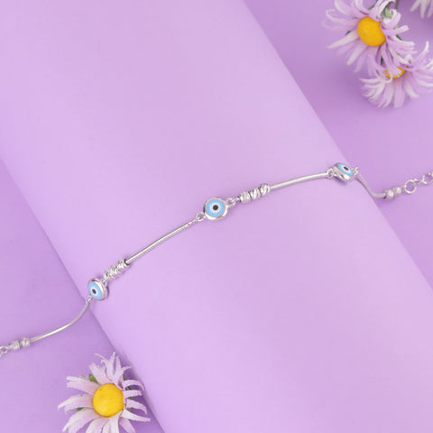 925 Sterling Silver Evil Eye Protection Bracelet For Women