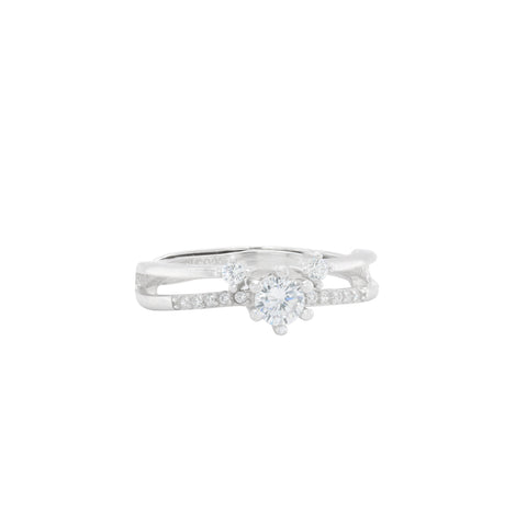 925 Sterling Silver Solitaire Ring for Women