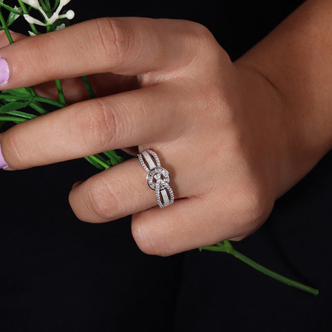 Adjustable Sterling Silver Open Band Ring for Everyday Wear