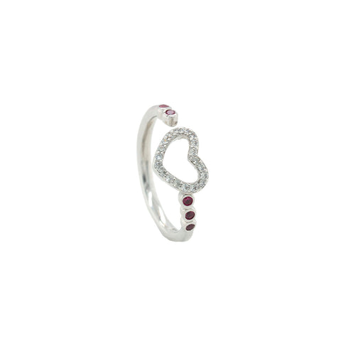 Heart Ring With Adjustable Size