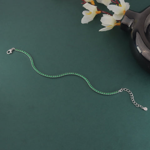 925 Sterling Silver Tennis Bracelet For Women