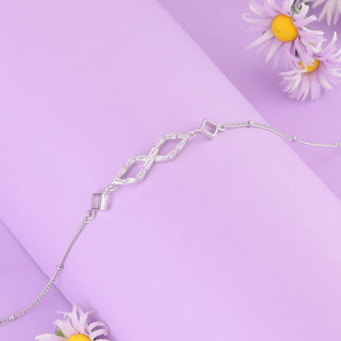 925 sterling silver Infiniti Linked Bracelet For Women